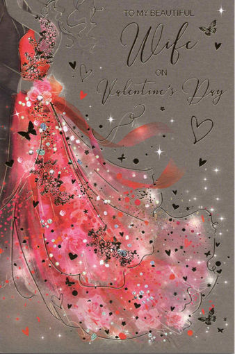 Picture of TO MY BEAUTIFUL WIFE ON VALENTINES DAY CARD